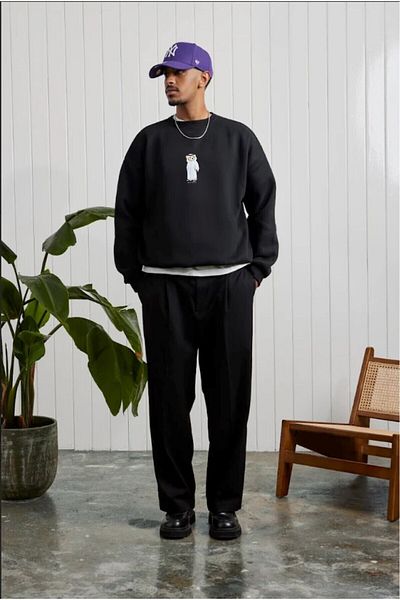 The Champ Clothing Унисекс ежедневна чанта - шалвар Damlataç Engelçe и сладки шорти