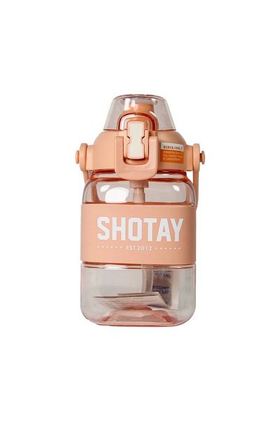 Shotay 1000 ml Black Plastic Flask