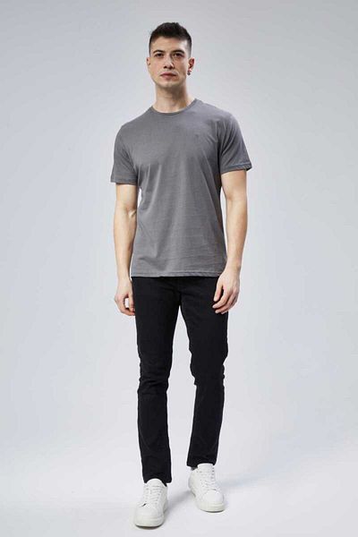 DOSXX Safe 1St Quality 100% Combed Cotton Men's T-Shirt Classic Fit 0 Neck Short Sleeve T-Shirt