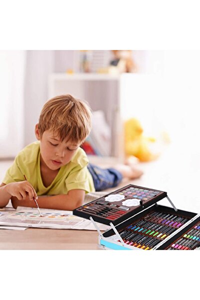 COOYA 145pcs Art Supplies Set, with Portable Aluminum Case, Gift for Kids