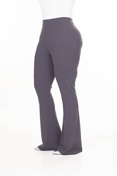 Esina Women's Crepe Summer Fabric Flared Trousers