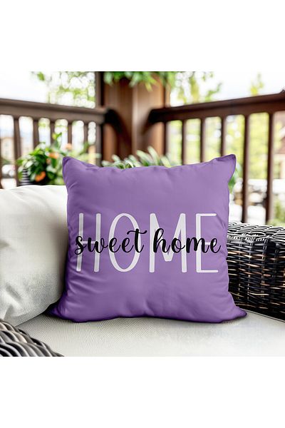 Evmila Husa de perna din catifea cu tema primavara 43x43 Cm Imprimare pe doua fete