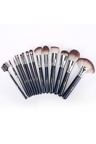 ETG مجموعة فرش المكياج من سلسلة سماء مرصعة بالنجوم، 15 قطعة