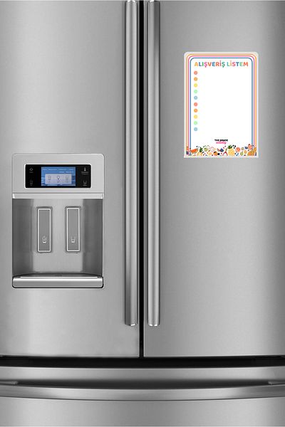 The Grade 21X15Cm Magnetic Summer-Sil Note Holder - Shopping List and Fridge Note Holder