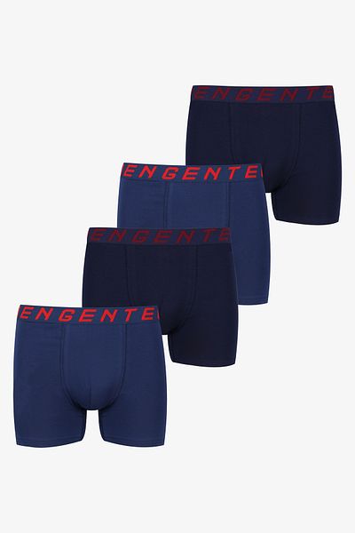 koza iç giyim Ανδρικό μπόξερ 4 τεμαχίων Cotton Lycra