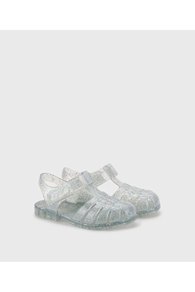 IGOR S10329 - Igor Brand Girls' Sandals, Glitter and Transparent Cristal Clasica