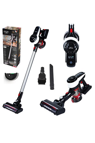 adler Aspirator vertical fara fir Adler AD7048, 350 W, 18 kPa, Acumulator 2000 mAh, Afisaj LED