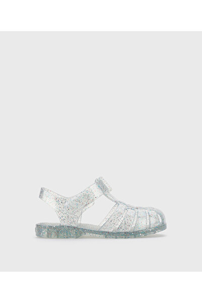 IGOR S10329 - Igor Brand Girls' Sandals, Glitter and Transparent Cristal Clasica