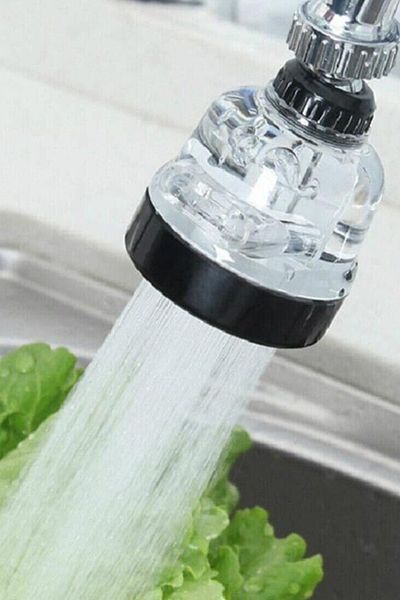 Miggles 3 Function Water Fluor 360 Degree Curious Transparent Kitchen Faucet Head