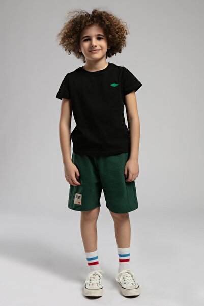 Lee Cooper Barcelona Erkek Çocuk T-Shirt Siyah