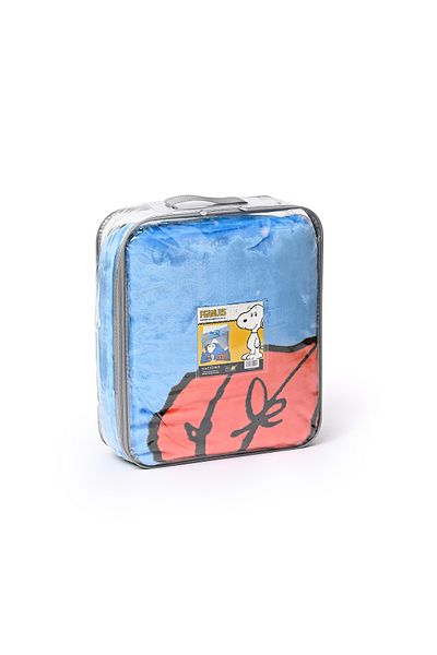 PEANUTS Raschel Blanket - Peanuts, Blue Color-BL/PEA/24/C4