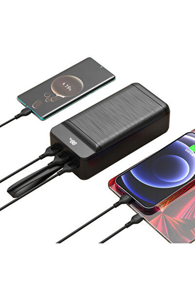 Xo 22.5w Pd Fast Hızlı Type-c Usb-c 3 Usb Çıkışlı 80000 Mah Taşınabilir Şarj ...