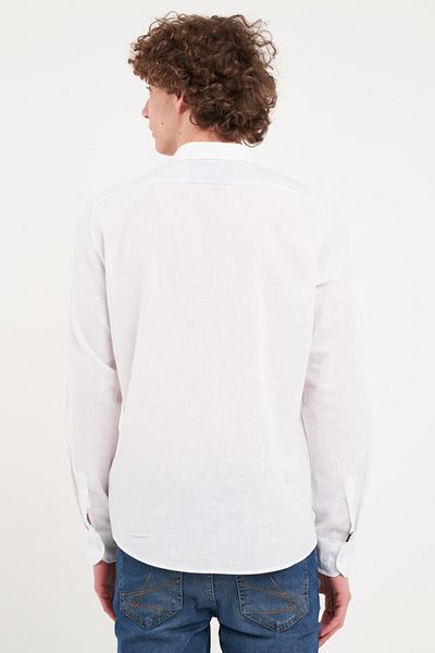 Kenvelo Men's shirt with patch pocket