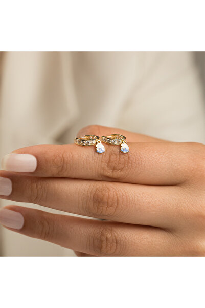 Çgk Çiğdem Gürel Kuyumculuk 22 Ayar Şirinler Halka Çocuk Altın Küpe