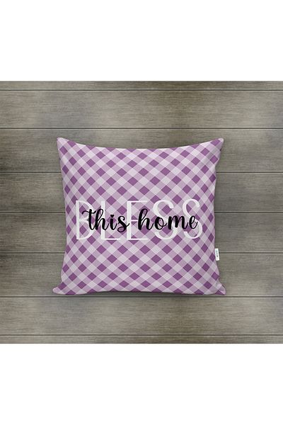 Evmila Husa de perna din catifea cu tema primavara 43x43 Cm Imprimare pe doua fete