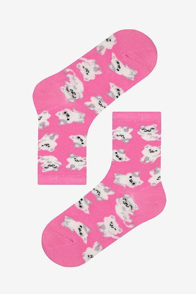 Penti Pinky Cat Комплект от 2 цветни чорапа за момичета
