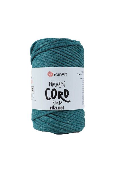 Yarnart Κορδόνι Macrame 3MM 795 Ζαμρίντ