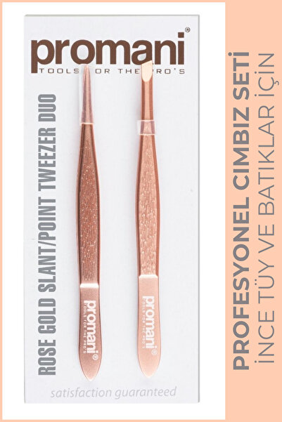 Promani 2'li Rose Cımbız Seti Pr-928