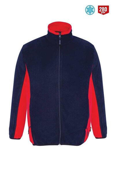 MyForm 03106 Flis Mont Alpen tamnoplava / crvena