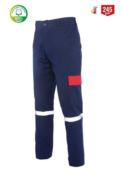 MyForm 02151 Pantaloni Santo Gri / Roșu