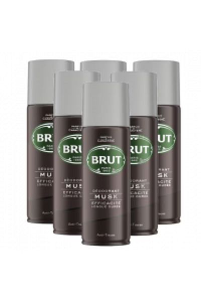 Brut Brut Musk, deodorant spray for men, 6 x 200 ml