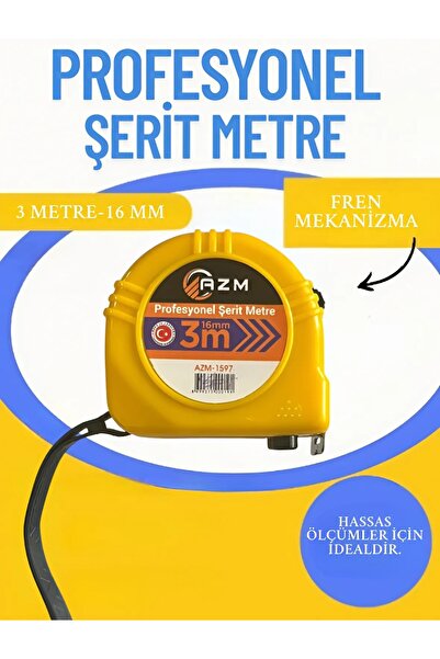 nextbuy Plastik Kasalı Yüksek Kalite Şerit Metal Bükülebilir Ölçüm Metre 3 Me...