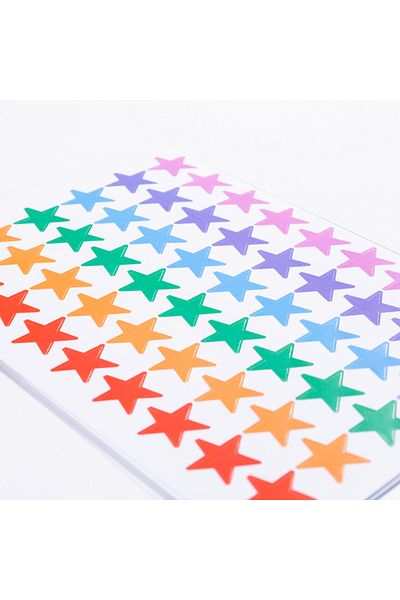 Bimotif Set of Stickers Mix Color Star, 1350 Pcs