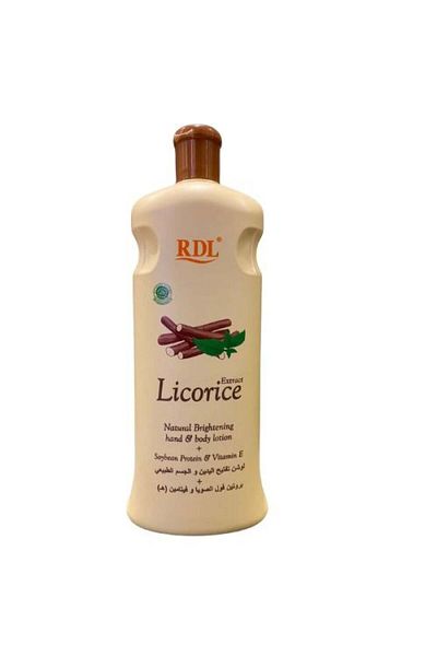 RDL Natural Brightening Hand & Body Lotion Licorice Extract 600ml