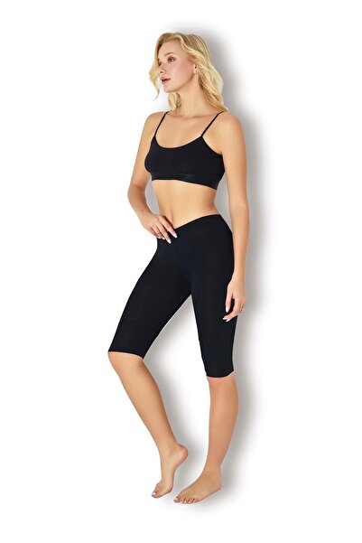 Jiber Women's Black Viscous Over-the-Knee Tights 524