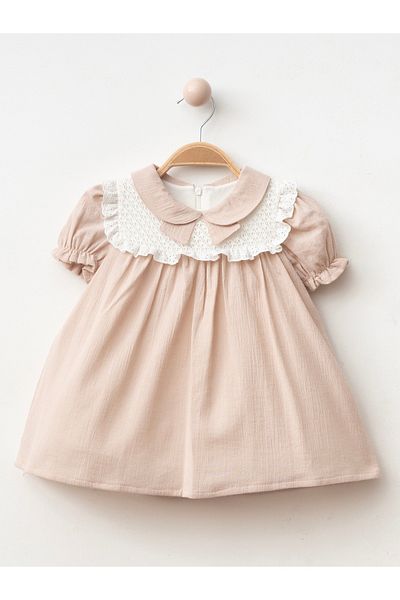 Lumia Baby Baby Girl Dress with Collar Detail