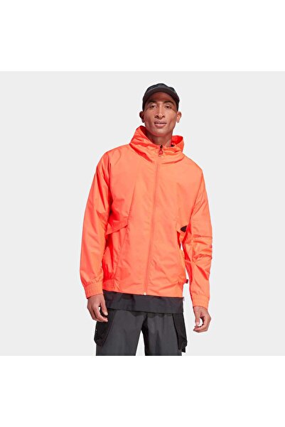 adidas Ανδρικό πορτοκαλί αντιανεμικό παλτό City Escape (IC6731)