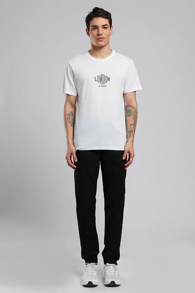 Lee Cooper Lev Men's O Neck T-Shirt White
