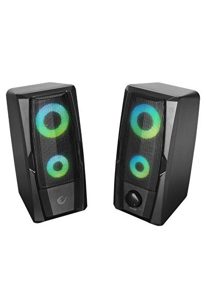 Rampage RMS-X9 2.0 RGB Işıklı Multimedia 5v 30db Gaming Oyuncu Speaker