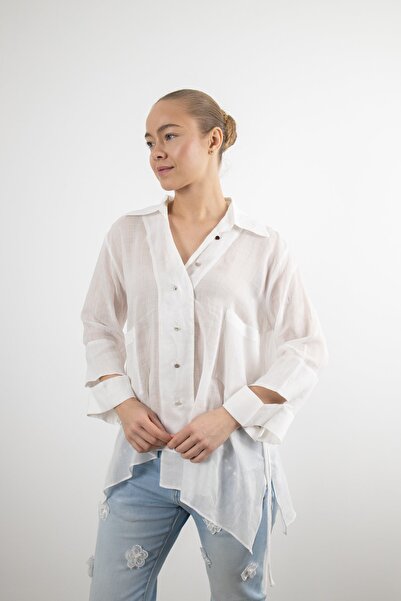 Butik Suat İnce Keten Gömlek