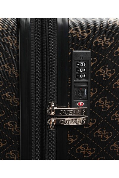 Guess JESCO 28 IN 8-WHEELER Kadın Kahverengi Valiz TWHB8389988-BRO