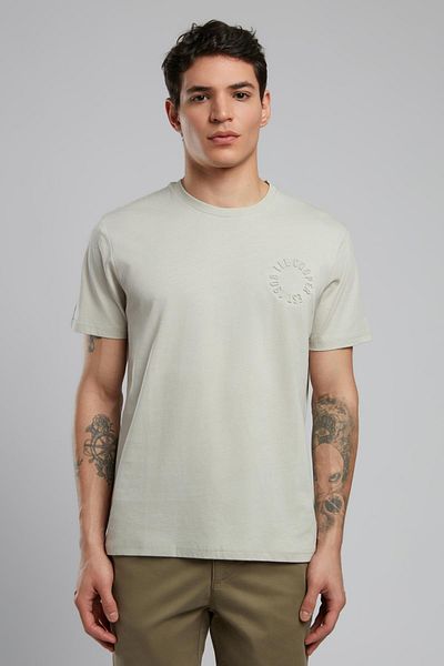 Lee Cooper Codrin men's o collar t-shirt stone