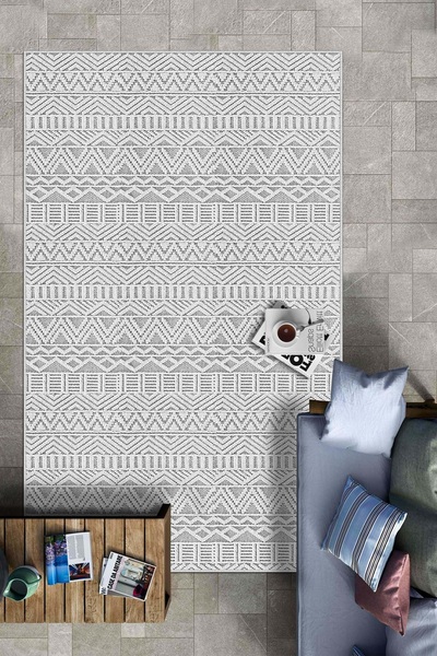 West Home Makinede yıkanabilir dijital kaymaz taban leke tutmaz mutfak halısı salon halısı ve kesme yolluk