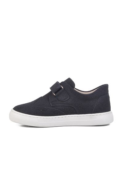 AYAKMOD Navy Blue Velcro Boys' Sports Shoes 304 Ry 76101 F