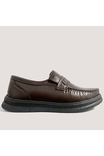 Bulldozer Men's Leather Casual Shoes 251245 - Brown - 45