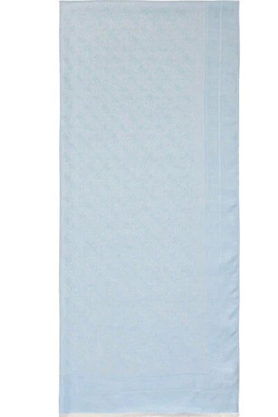 Guess ZAMIRA SCARF 4G JAQUARD 80X180 Kadın Mavi Şal AW5277MOD03-SKY