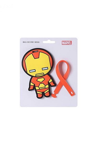 Miniso Iron Man luggage tag from the Marvel Super Heroes series - Iron Man