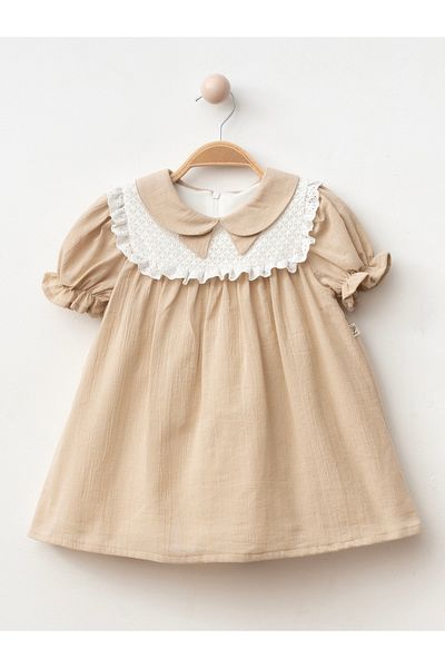 Lumia Baby Baby Girl Dress with Collar Detail