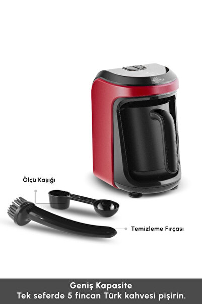 Karaca Hatır Hüps Sütlü Türk Kahve Makinesi Kırmızı