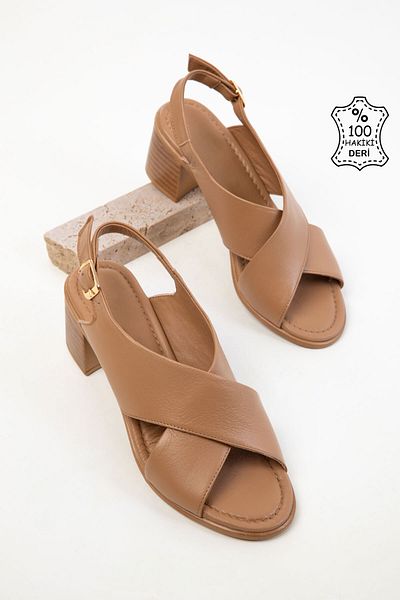 SOHO Nerz Echtes Leder Damen Klassische Schuhe mit Absatz 20546