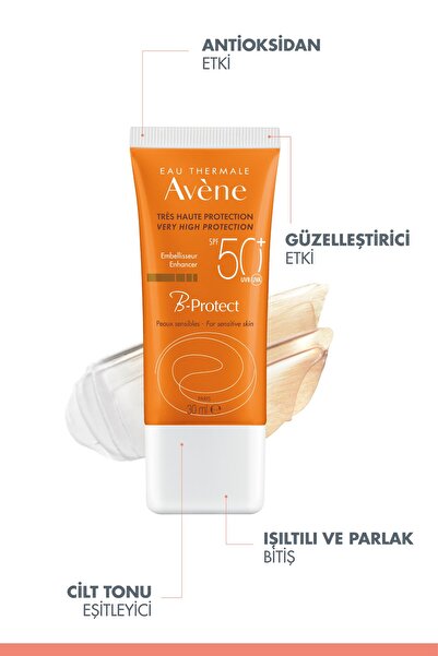 Avene B-Protect Cilt Tonuna Uyumlu Eşitleyici SPF 50+ Güneş Koruyucu 30 ml