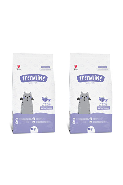 Trendline Somunlu Yetişkin Kedi Maması 1 Kg 2'li Set
