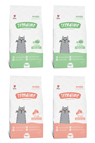 Trendline Kuzu Etli-gurme Kedi Maması 1 kg X 4 Adet