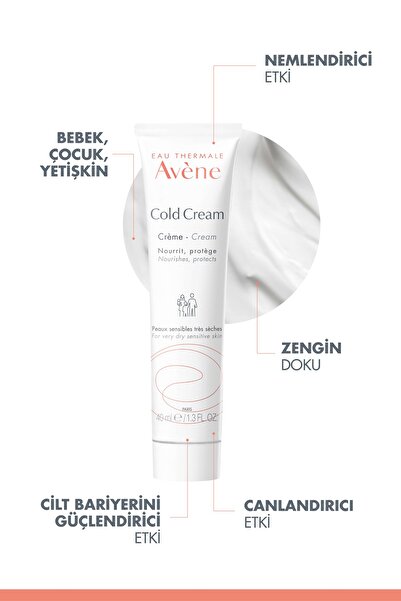 Avene Cold Cream Kuru Ciltler için Nemlendirici Krem 40 ml