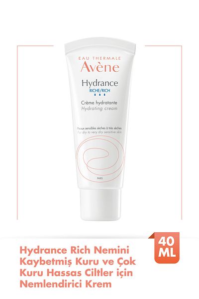 Avene Hydrance Cremă hidratantă bogată pentru ten foarte uscat și care își pierde umezeala 40 ml
