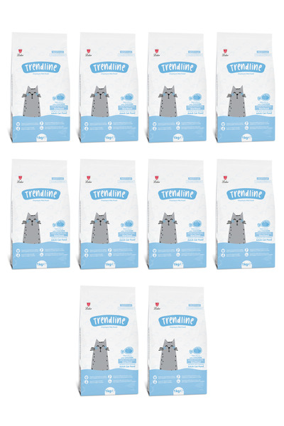 Trendline Sterilised Tavuklu Kısır Kedi Maması 1 kg 10 Adet